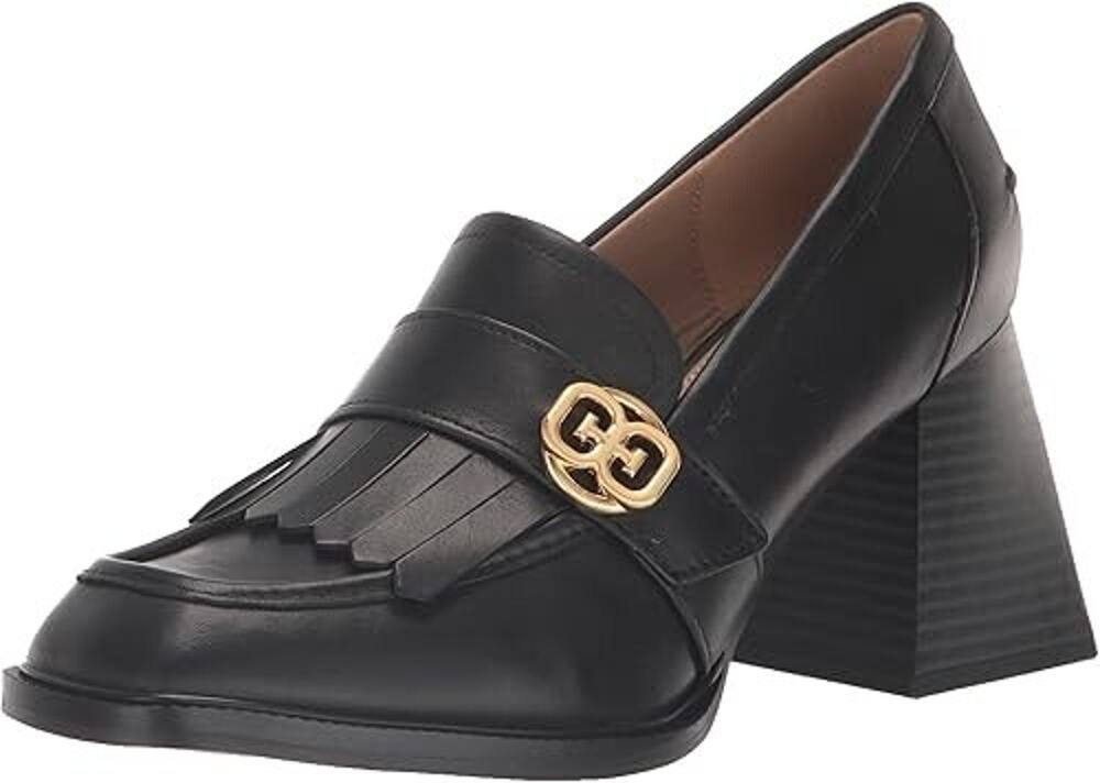 Sam Edelman Women's Quinly Heeled Loafers, Black, Size 10M